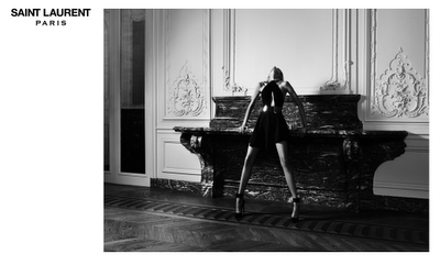 Anja Rubik in Hedi Slimane’s YSL Spring 2013 Campaign