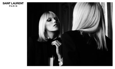 Anja Rubik in Hedi Slimane’s YSL Spring 2013 Campaign