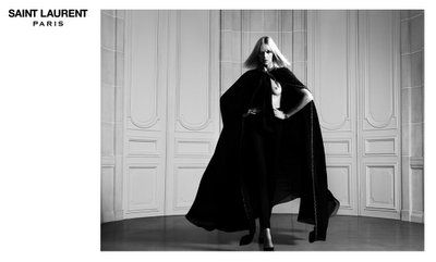 Anja Rubik in Hedi Slimane’s YSL Spring 2013 Campaign