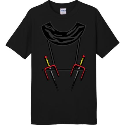 ninja, costume, funny, Halloween, t-shirt