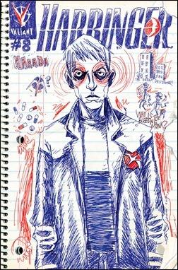 HARBINGER #8 Jeff Lemire Variant Cover