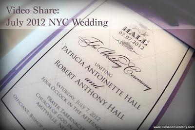 Video Share from a July NYC Wedding
