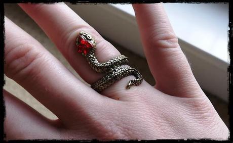 Red Snake Ring £2.50 from Kukee 