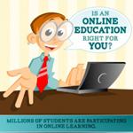 Is Online Education Right For You Infographic