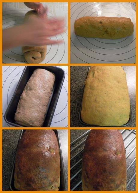 Pumpkin, Cardamom & Raisin Sandwich Bread - collage3