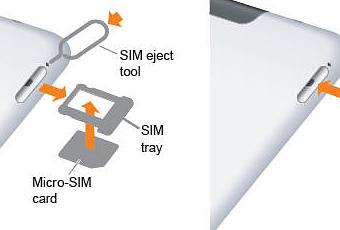 How to Insert SIM Card in Apple iPad - Paperblog