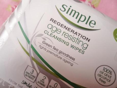 Simple Age Resisting Cleansing Wipes