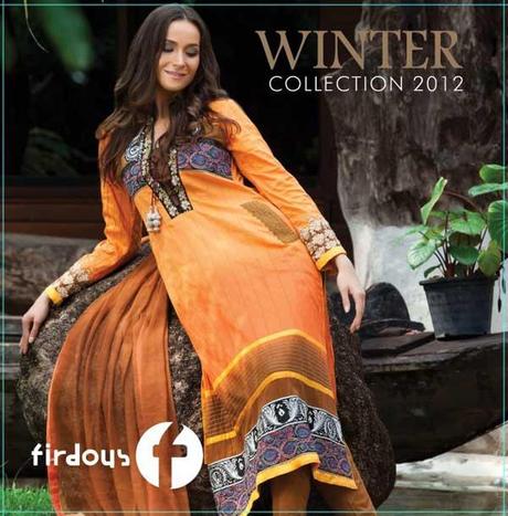 Firdous Winter Collection 2012 by Firdous Cloth Mills with Conspicuous Conception & Excogitations