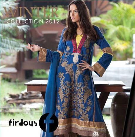 Firdous Winter Collection 2012 by Firdous Cloth Mills with Conspicuous Conception & Excogitations