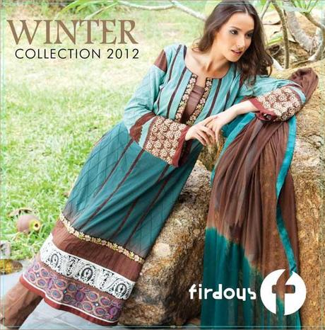 Firdous Winter Collection 2012 by Firdous Cloth Mills with Conspicuous Conception & Excogitations