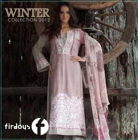 Firdous Winter Collection 2012 by Firdous Cloth Mills with Conspicuous Conception & Excogitations