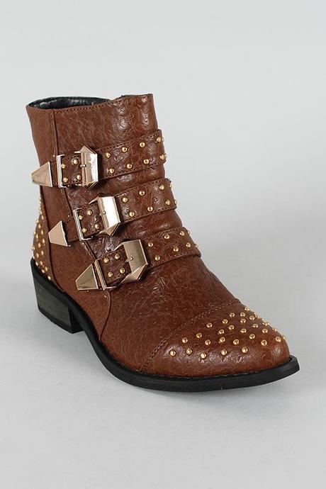 Studded Cowboy Booties