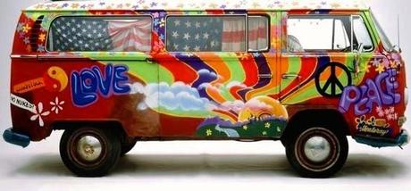 60's hippie van
