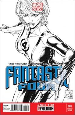 FANTASTIC FOUR #1 QUESADA SKETCH VARIANT 