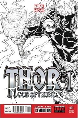 THOR: GOD OF THUNDER #1 QUESADA SKETCH VARIANT 