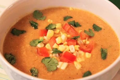 Creamy and Spicy Corn Soup