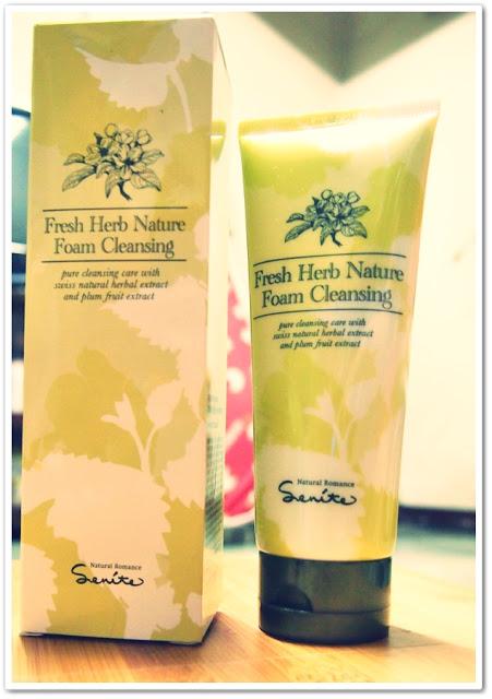 Review: Coreana Senite Fresh Herb Nature Foam & Tissue Cleansing + FOTD'S