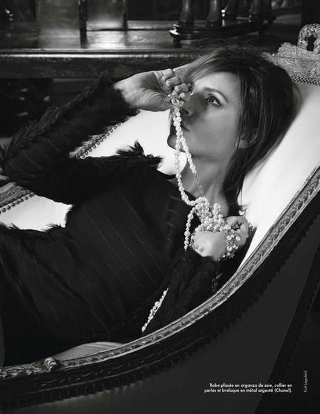 Karl Lagerfield Shot Victoria Beckham in Coco Chanel's House