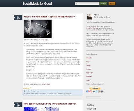 Social Media for Good Blog