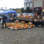 Pumpkins at Scarecrow Fest St. Charles IL 2012