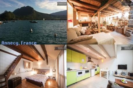 Honeymoon house rental, Lake Annecy, Airbnb