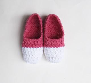 New Pattern:  Two Tone Ballet Slippers