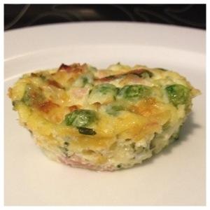 {Recipe} Mini Ham and Pea Frittatas