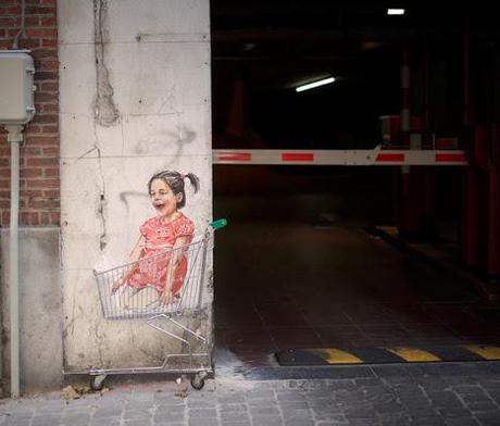 Ernest Zacharevic: Protect what's behind you Campaign