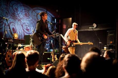 mountain goats 8 550x366 MATTHEW E. WHITE AND THE MOUNTAIN GOATS PLAYED BOWERY BALLROOM [PHOTOS]