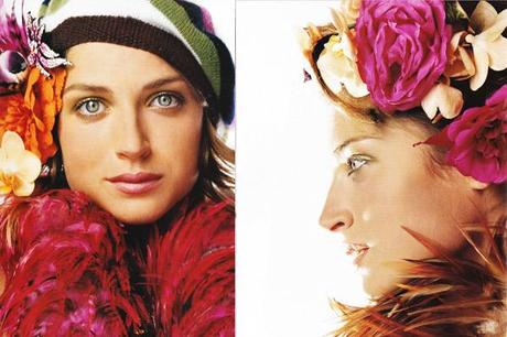 coach catalog 2006, flower beret