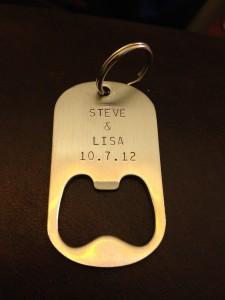 dog tag bottle opener