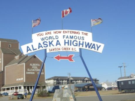 Alaska Highway Mile Zero in Dawson Creek