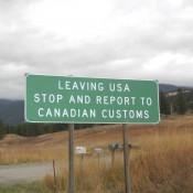 Crossing the USA - Canada Border