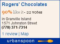 Rogers' Chocolates on Urbanspoon