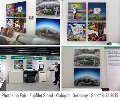 Exhibition at Photokina - Cologne     Six of my photos we...