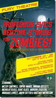 Review: Professor Evil’s Bedtime Stories for Zombies! (Fury Theatre)