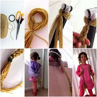 DIY Hair Extension (for kids)