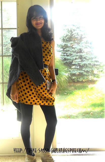 Outfit Ideas - Polka Dots and Grey!