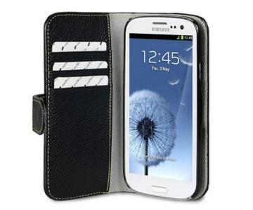 Leather Wallet Case for Galaxy S3 