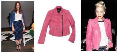 Kelly Wearstler Pink Motorcycle Jacket Backs Breast Cancer Research Foundation
