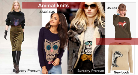 Fashion for frosty mornings: Animal knits