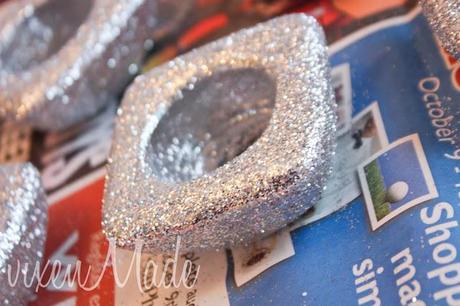 Glitter Tealight Holders