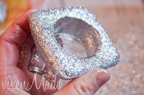 Glitter Tealight Holders