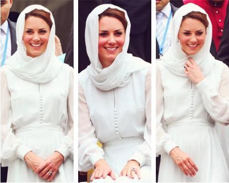 When Kate Middleton Wears The Headscarf...