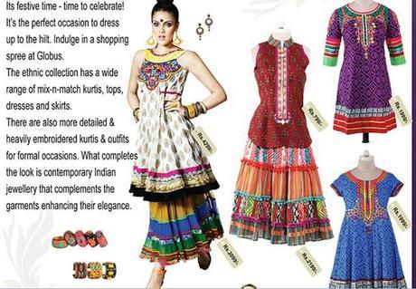 Diwali Special - Exciting, Ethnic and Eclectic Fashion Wears at Globus