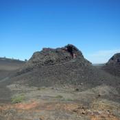 Huge cone left behind by lava eruption