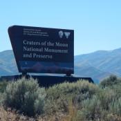 Entrance to Craters of the Moon National Park, Idaho