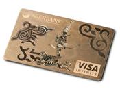 Jeweled Gold Visa Card Adds Some Flair Shopping