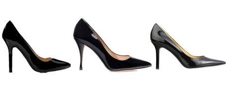 The perfect black patent pointy-toe shoes