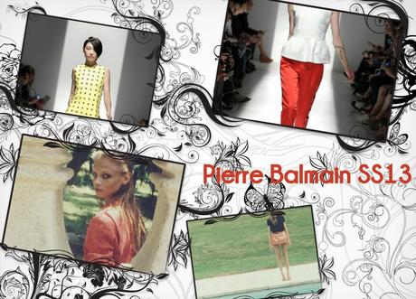 Pierre Balmain Spring Summer 2013